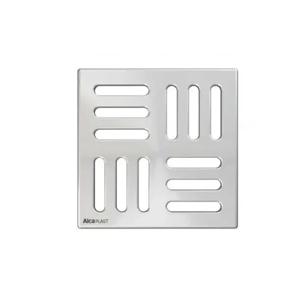 Alcadrain Příslušenství - Mřížka, 10x10 cm, nerez MPV004