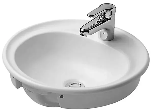Duravit Manua - Umyvadlo s přepadem, průměr 48 cm, bílá 5220480000
