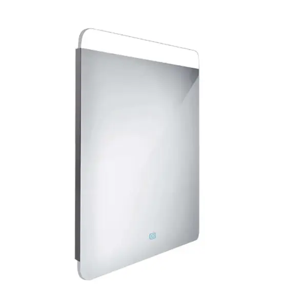 Nimco Zrcadla - Zrcadlo s LED osvětlením, 50x70 cm, dotykový senzor, hliník ZP 23001V