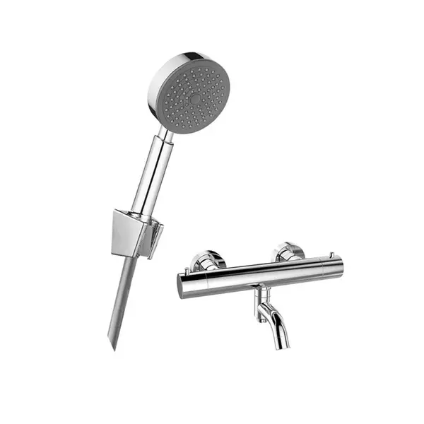 Mereo Sprchový program - Termostatická vanová baterie s příslušenstvím, chrom BTV01N