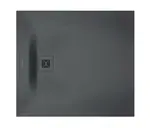 Duravit Sustano - Sprchová vanička, 100x90 cm, DuraSolid, matná tmavě šedá 720274650000000