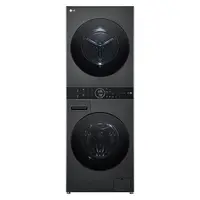 LG WashTower - 12 / 10 kg -1400 ot./min - AI DD™ - TurboWash™360°-Černá/šedá