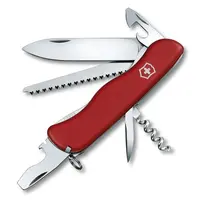 VICTORINOX - Velký kapesní nůž Forester, 12 funkcí, červená 0.8363