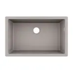 Hansgrohe Dřezy - Podstavný granitový dřez S510-U660, betonová šedá 43432380