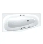 Kaldewei Advantage - Asymetrická vana Mini Star pravá 835, 157x70/48 cm, s otvory pro madla, Perl-Effekt, bílá 224500013001