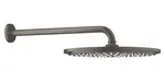 Grohe Rainshower Cosmopolitan - Hlavová sprcha Cosmopolitan 310 s ramenem 38 cm, 1 proud, kartáčovaný tmavý grafit 26066AL0