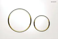 Geberit Sigma20 - Ovládací tlačítko splachování, bílá/pozlacená 115.882.KK.1