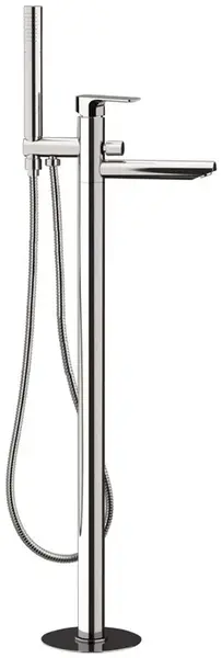 Sapho Spy - Vanová baterie do podlahy s tělesem, chrom PY21