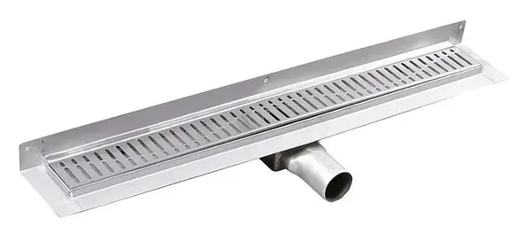 Gelco Manus - Nerezový sprchový žlab 1250 s roštem ONDA, 125x6x11 cm, ke zdi GMO28