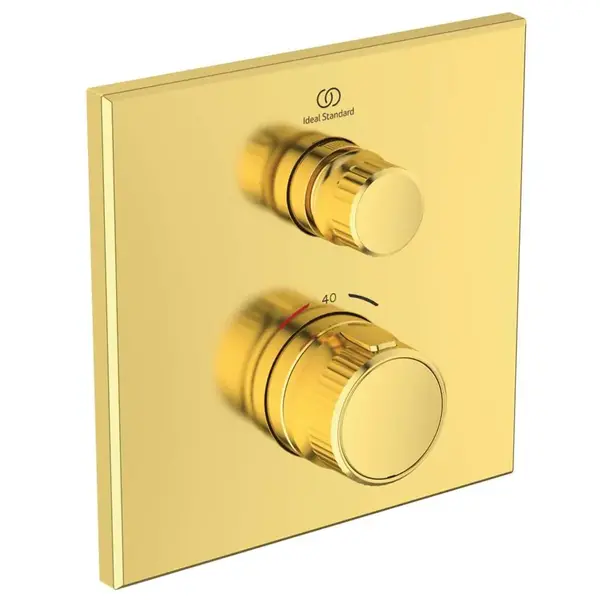 Ideal Standard CeraTherm Navigo - Termostatická sprchová baterie pod omítku, Brushed Gold A7301A2