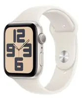 APPLE Watch SE (2024) 44mm Hviezdne biely hliník s hviezdne bielym športovým remienkom M/L