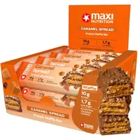 MaxiNutrition Waffle Protein Bar proteínová tyčinka príchuť Caramel 12x40 g