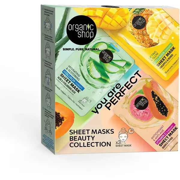 Organic Shop You Are Perfect sada plátýnkových masek
