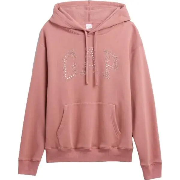 GAP V-NEW HERITAGE PO Dámska mikina, lososová, veľkosť