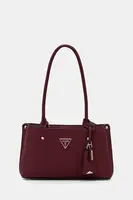 Kabelka Guess MERIDIAN vínová barva, HWBG69 74090