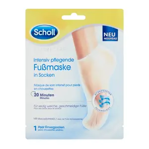 Scholl PediMask™ Nutriente Macadamia maska na chodidla 1 pár