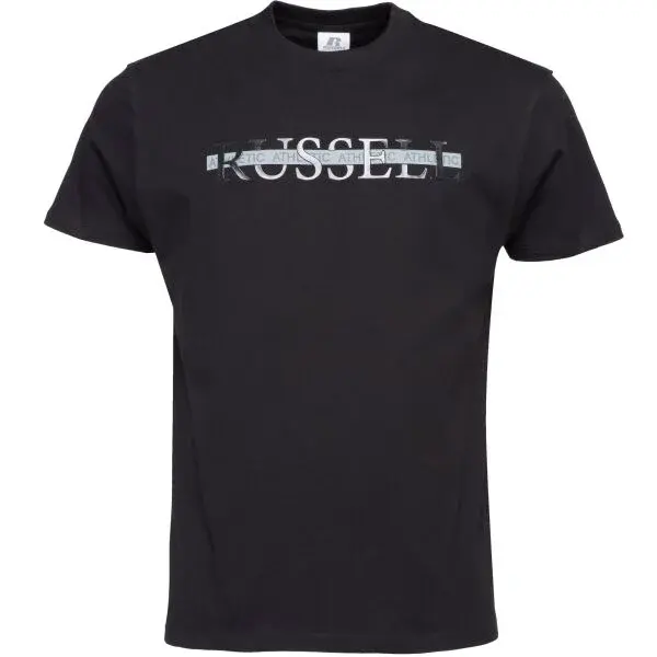 Russell Athletic T-SHIRT Pánské tričko, černá, velikost