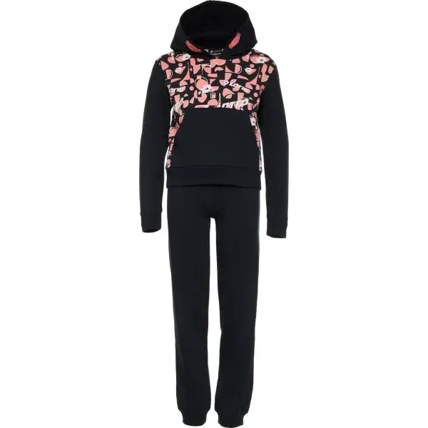 Lotto RUE Dívčí tepláková souprava, tmavě šedá, velikost 140-146