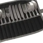 REGATTA OUTDOORS CAMPING CUTLERY SET Sada příborů, stříbrná, velikost