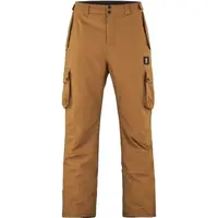 Bula LIFTIE Pánské zateplené lyžařské kalhoty, hnědá, velikost