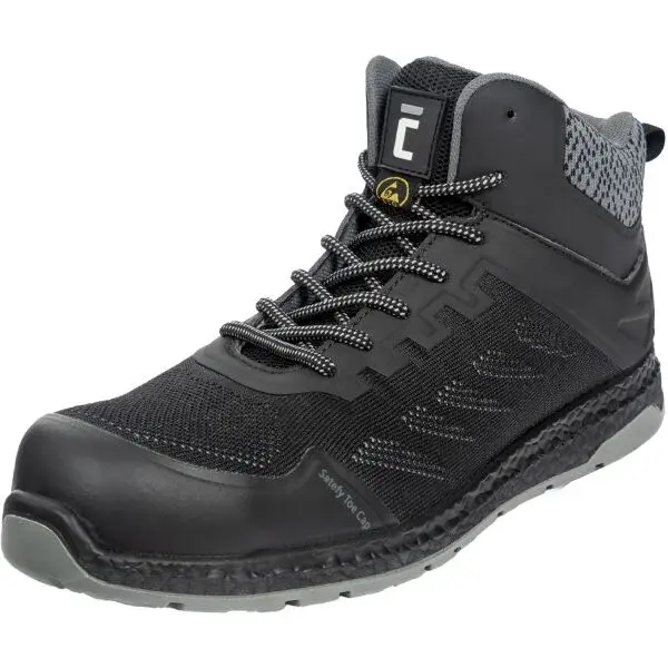 CERVA DUVAAG ESD S1PS SR Pánská bezpečnostní obuv, černá, velikost