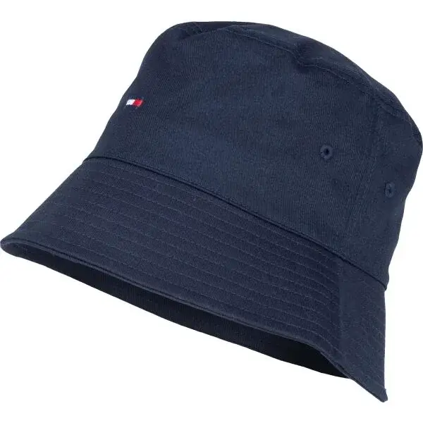 Tommy Hilfiger ESSENTIAL FLAG BUCKET Klobouk, tmavě modrá, velikost UNI