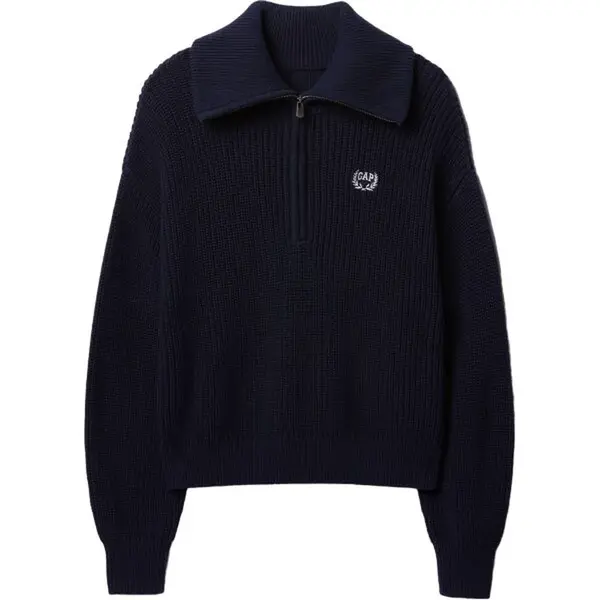 GAP COTTON SHAKER Dámský svetr, tmavě modrá, velikost