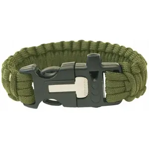 HIGHLANDER PARACORD Náramek, zelená, velikost