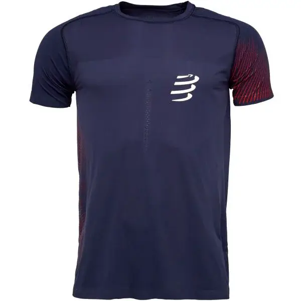 Compressport PERFORMANCE SS TSHIRT Pánské běžecké triko, černá, velikost