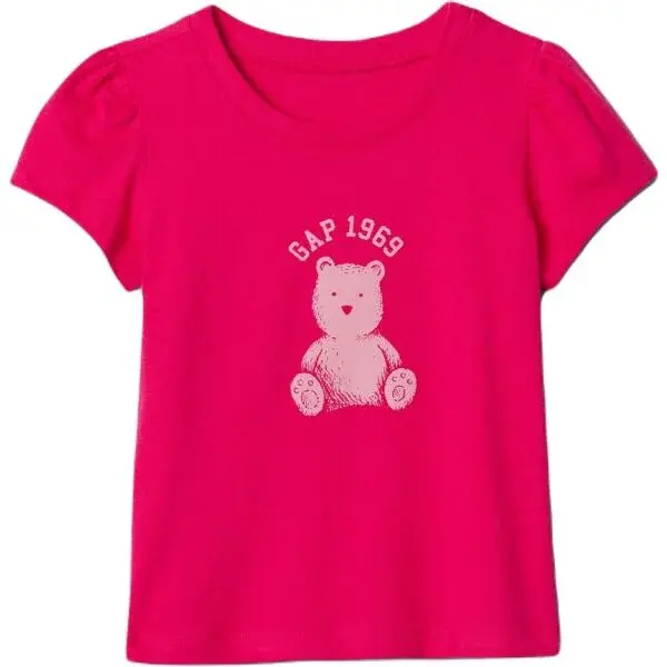 GAP BABY Dětské tričko, růžová, velikost 5Y