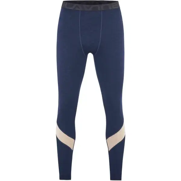 Bula RETRO Pánské merino spodní kalhoty, modrá, velikost