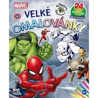 MARVEL MARVEL Omalovánky, mix, velikost