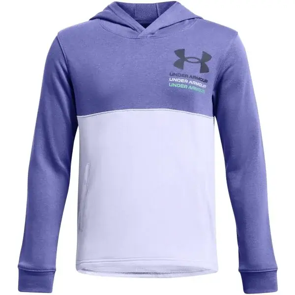 Under Armour RIVAL TERRY Chlapecká mikina, modrá, velikost XL