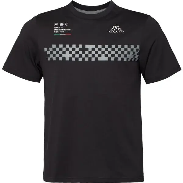 Kappa LOGO GERACER Pánské triko, černá, velikost