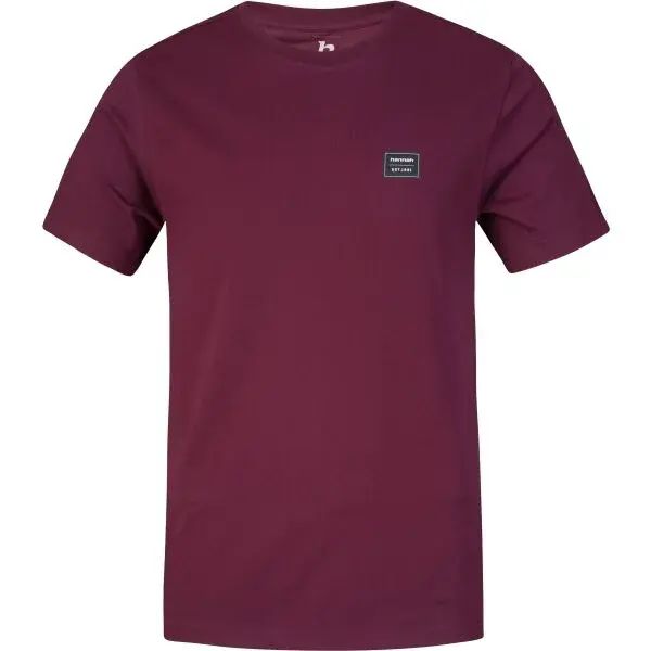 Hannah ALSEK II Pánské tričko, vínová, velikost