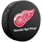 INGLASCO DETROIT RED WINGS LOGO BLISTER Fanouškovský hokejový puk, černá, velikost