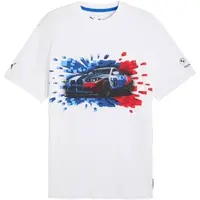 Puma BMW M MOTORSPORT GRAPHIC TEE MONO Pánské triko, bílá, velikost