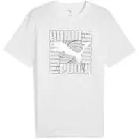 Puma GRAPHIC FOIL TEE Pánské triko, šedá, velikost