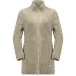 Jack Wolfskin HIGH CURL COAT W Dámský zimní kabát, béžová, velikost