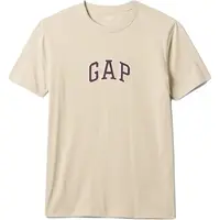GAP LOGO Pánské tričko, béžová, velikost
