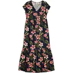 Roxy POPULAR SONG Dámské dlouhé šaty, tmavě modrá, velikost