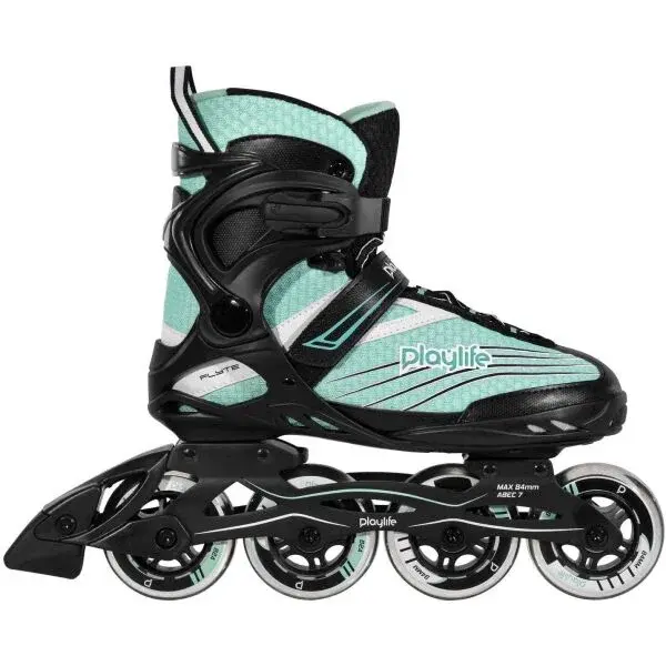 Powerslide PLAYLIFE FLYTE TEAL 84 Fitness brusle, černá, velikost