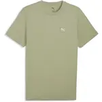 Puma ESSENTIALS ELEVATED TEE Pánské triko, khaki, velikost