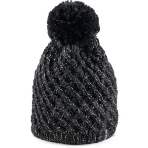 Finmark WINTER HAT Zimní pletená čepice, černá, velikost UNI