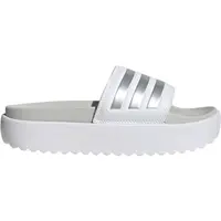 adidas ADILETTE PLATFORM Dámské pantofle, bílá, velikost 39