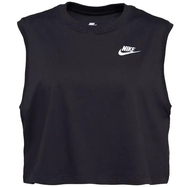 Nike SPORTSWEAR CLUB Dámské tílko, černá, velikost