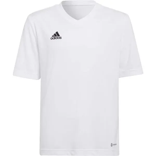 adidas ENTRADA 22 JERSEY Juniorský fotbalový dres, bílá, velikost
