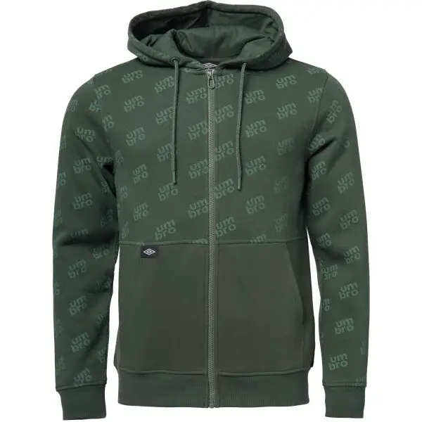 Umbro ARILD Pánská mikina, tmavě zelená, velikost