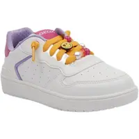 Geox J WASHIBA Dívčí volnočasová obuv, bílá, velikost