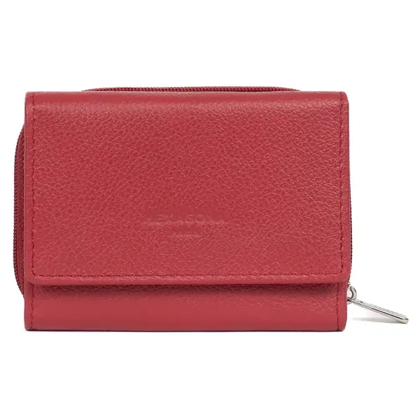 Dámska kožená peňaženka Hexagona Enett - červená